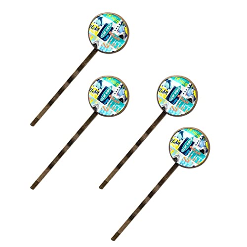 Épingles à cheveux femme motif océan barrettes fille cheveux épais fins