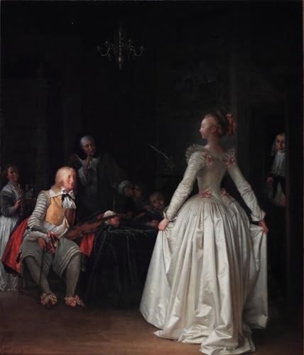 Cuadro en lienzo la lezione di danza para transformar tus paredes vacías, 60x90cm