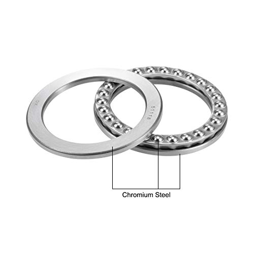 Uxcell 51118 Thrust Ball Bearings 90Mm X 120Mm X 22Mm Chrome Steel Single Direction #TOP1