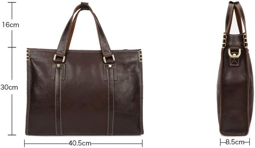 Handbag Oiled Leather Single Shoulder Crossbody Bag Computer Leather Men's Bag Men's Briefcase