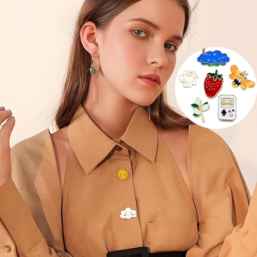 Miniatura 6 de Conjunto De 32 Lindos Alfileres De Solapa Esmaltados, Broche De Dibujos Animados, Insignias Decorativas De Metal Para Ropa, Mochilas Y Sombreros