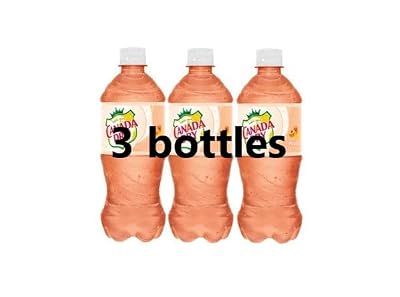 Dry Peach Soda 20 Oz (3 bottles)