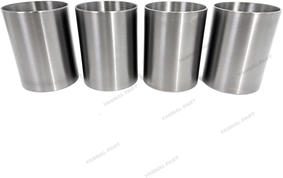 4pcs Cylinder Liner Sleeve for Kubota V2203 V2403 Engine Spare Parts