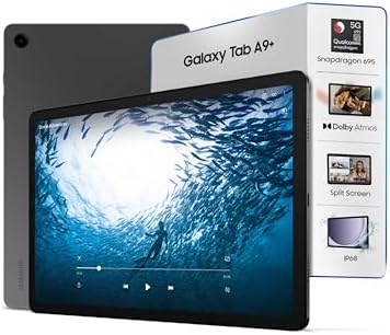 Samsung Galaxy Tab A9+ 27.94 cm(11.0 inch) Display, RAM 4 GB, ROM 64 GB Expandable, Wi-Fi, Tablet, (Gray)