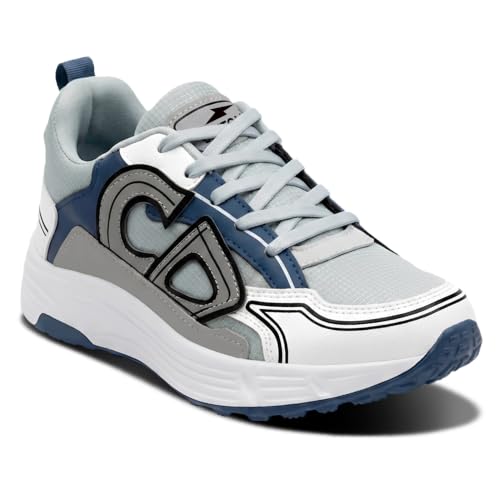 Image of BRUTON Men's Sneakers | Lightweight Stylish Breathable Lace-Up Shoes | Cushioned Sports Sneakers for Walking, Travel, Gym & Everyday Wear