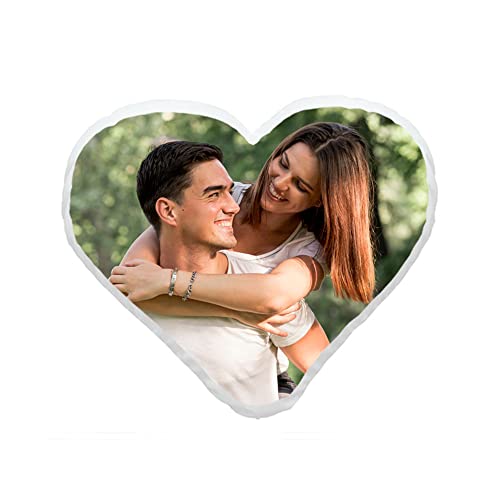 Cojín Personalizado Con Foto Y O Texto Relleno Incluido Cojin Con Imagen Varios Tamaños A Elegir Forma Corazón