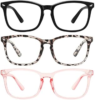 MEETSUN Blue Light Blocking Glasses, Anti Eye Strain Headache (Sleep Better),Computer Reading Glasses