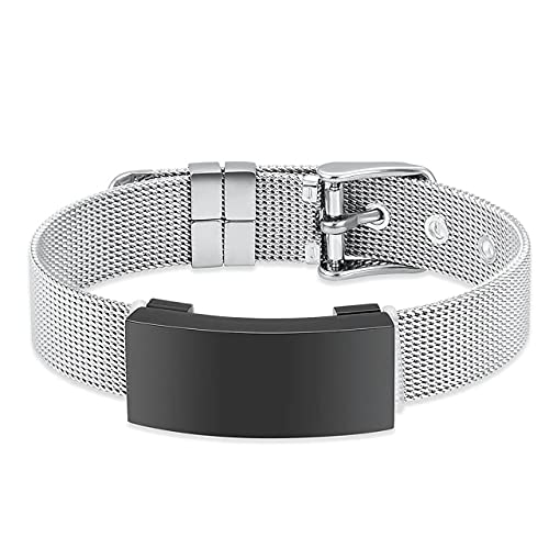 Bracelet urne pour cendres commémoratif en or de 22 cm avec maille de montre réglable
