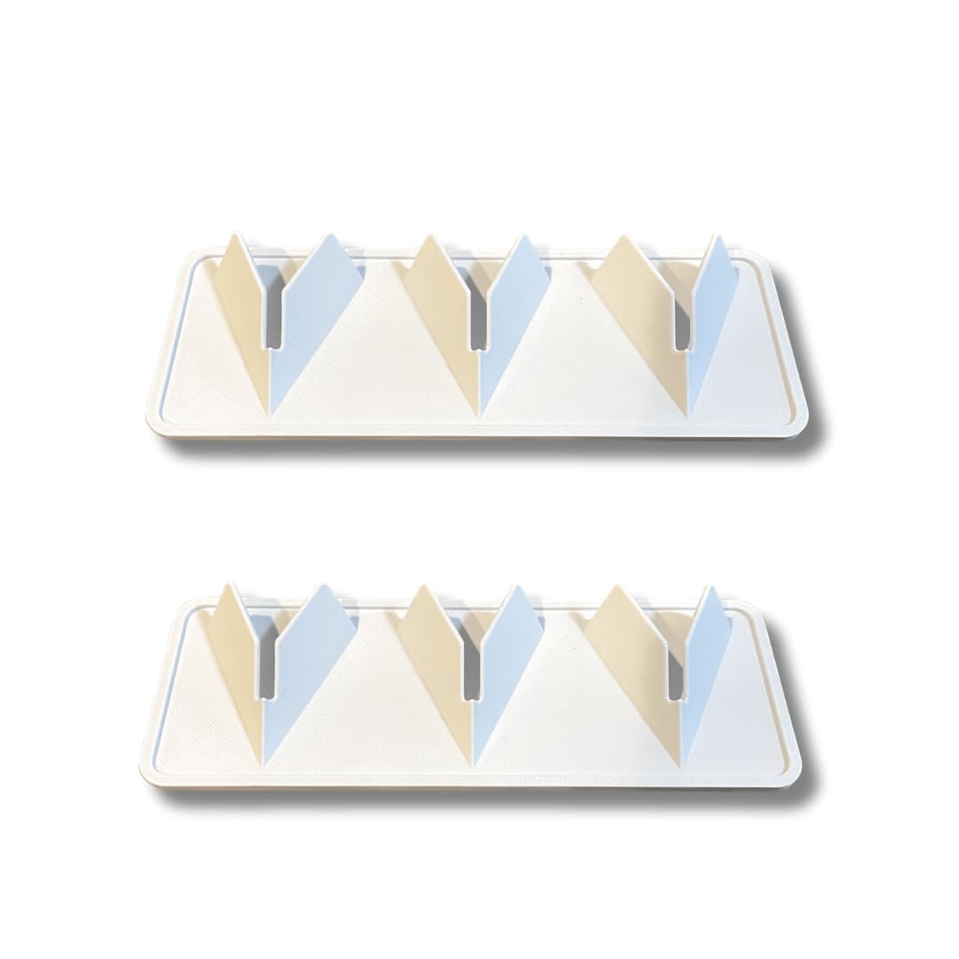 Chatelet Towel Hook Holder for Treadmills | 3-Towel Secure Holder for Home Gym & Cardio Workouts | No More Dropped Towels | Made in USA (Two-Pack, White)