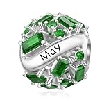 SEVENWELL May Charms for Pandora, Emerald...