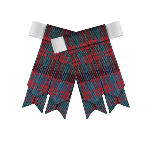 Image of Scottish Tartan Kilt Flashes with Elastic Adjusters