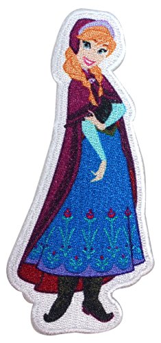 Princess Anna Patch Frozen Character Movie Snow Dress Iron On Applique