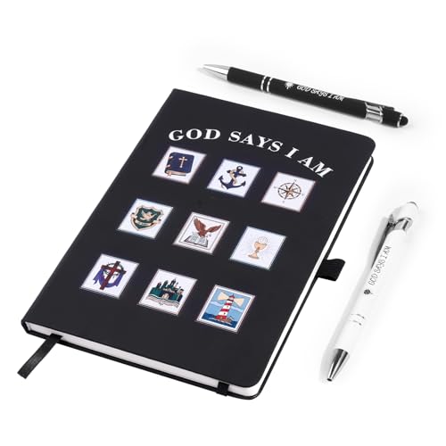Cadeaux chrétiens pour homme avec carnet A5 et stylos d'étude