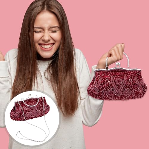 Sac de soirée brodé pour mariages et cérémonies chics