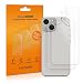 Produktbild kwmobile 3X Schutzfolie Rückseite kompatibel mit Apple iPhone 13 Mini - Folie Backcover Smartphone - Handyfolie transparent