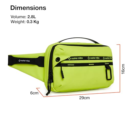 Image of Nasher Miles Sling Bag | Crossbody Bag | One Shoulder Bag| Multipurpose Travel Bag | Ideal for Daily Use, Office, Travel, Hiking