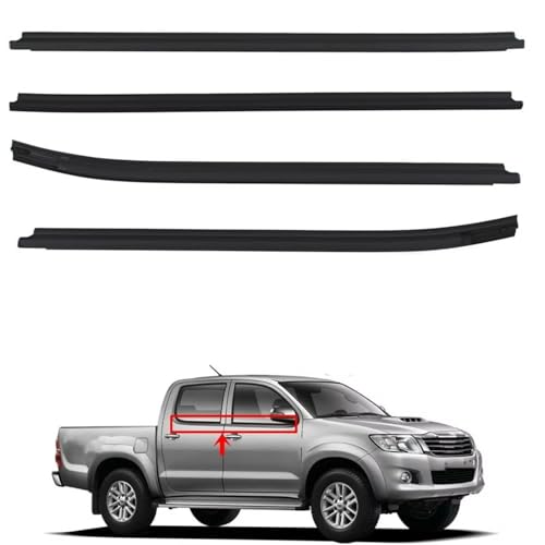 Junta de sellado para Toyota Hilux Vigo MK6 2004-2015, burletes de puertas y ventanas 2