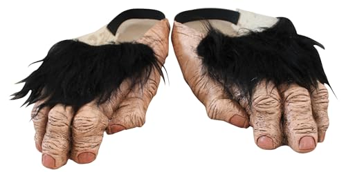 Chaussures pieds chimpanzé adulte pour soirée déguisée jungle