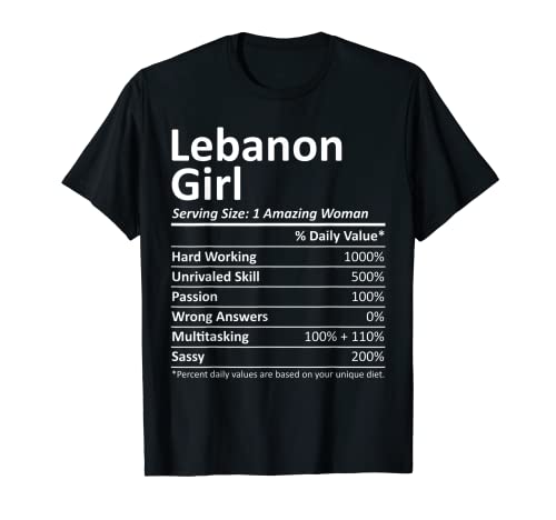 Lebanon Girl in Indiana, lustiges Geschenk für die Stadt T-Shirt