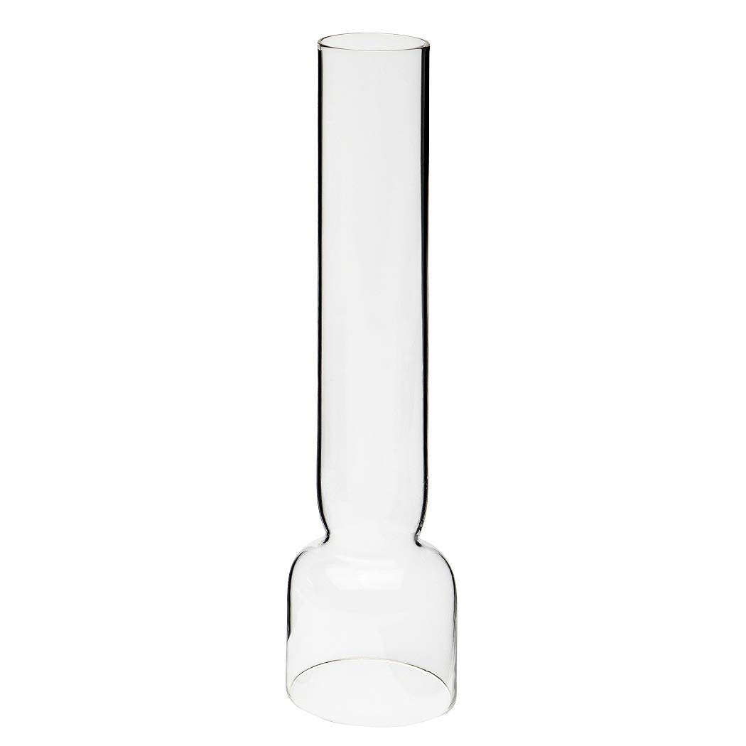 DELITE Glaszylinder Kosmos 6''' transparent, Aussendurchmesser unten 34 mm, Oben 23,9 mm, Innendurchmesser unten 31,1mm, Höhe 213 mm, für Petroleumlampen