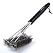 Grill Brush, Barbestar 18" 3 in 1 Barbecue Grill Brush Bristles, Stainless Steel, Sturdy and Effective, Perfect for All Barbecue Lovers