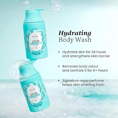Body Washes (Pack of 2) | With Glycolic Acid, Niacinamide, Ceramides, Hyaluronic Acid | 6+ hrs Odour Control | Long Lasting Fragrance | Body Wash for Women & Men | All Skin Type | 250 ml