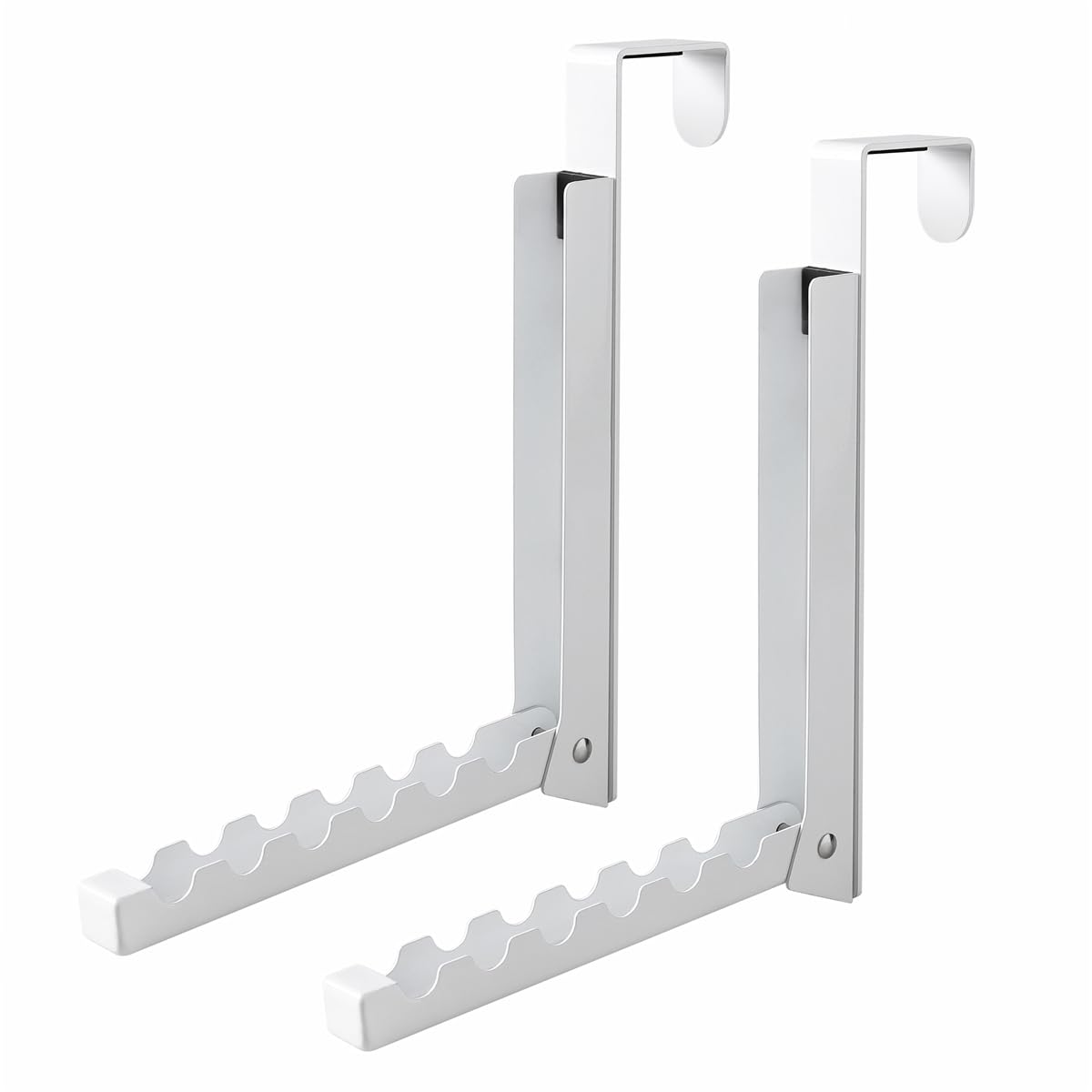 VIAV Design Foldable Over The Door Hooks Hanger Drying Laundry Hooks for Hanging Clothes-Universal Fit for Bedroom,Closet