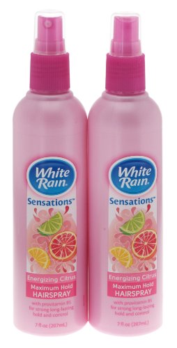White Rain Maximum Hold Hair Spray Energizing Citrus (2 Pack 7oz. Each