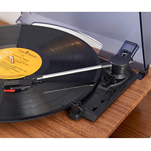Tourne-Disque, Mini Haut-Parleur Bluetooth Tourne-Disque Vinyle Platine phonographe Vintage Portable, Couleur Acajou - Les Beatles, Paul McCartney, John Lennon, RIngo Starr, George Harrison Tourne-Disque, Mini Haut-Parleur Bluetooth Tourne-Disque Vinyle Platine phonographe Vintage Portable, Couleur Acajou – Image 7