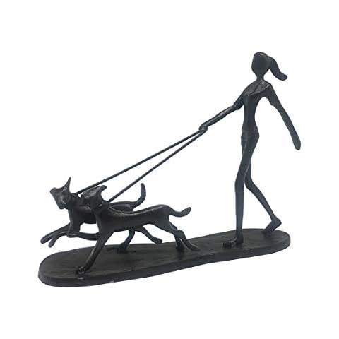 Artgenius Iron Dog Love Figurine Cover