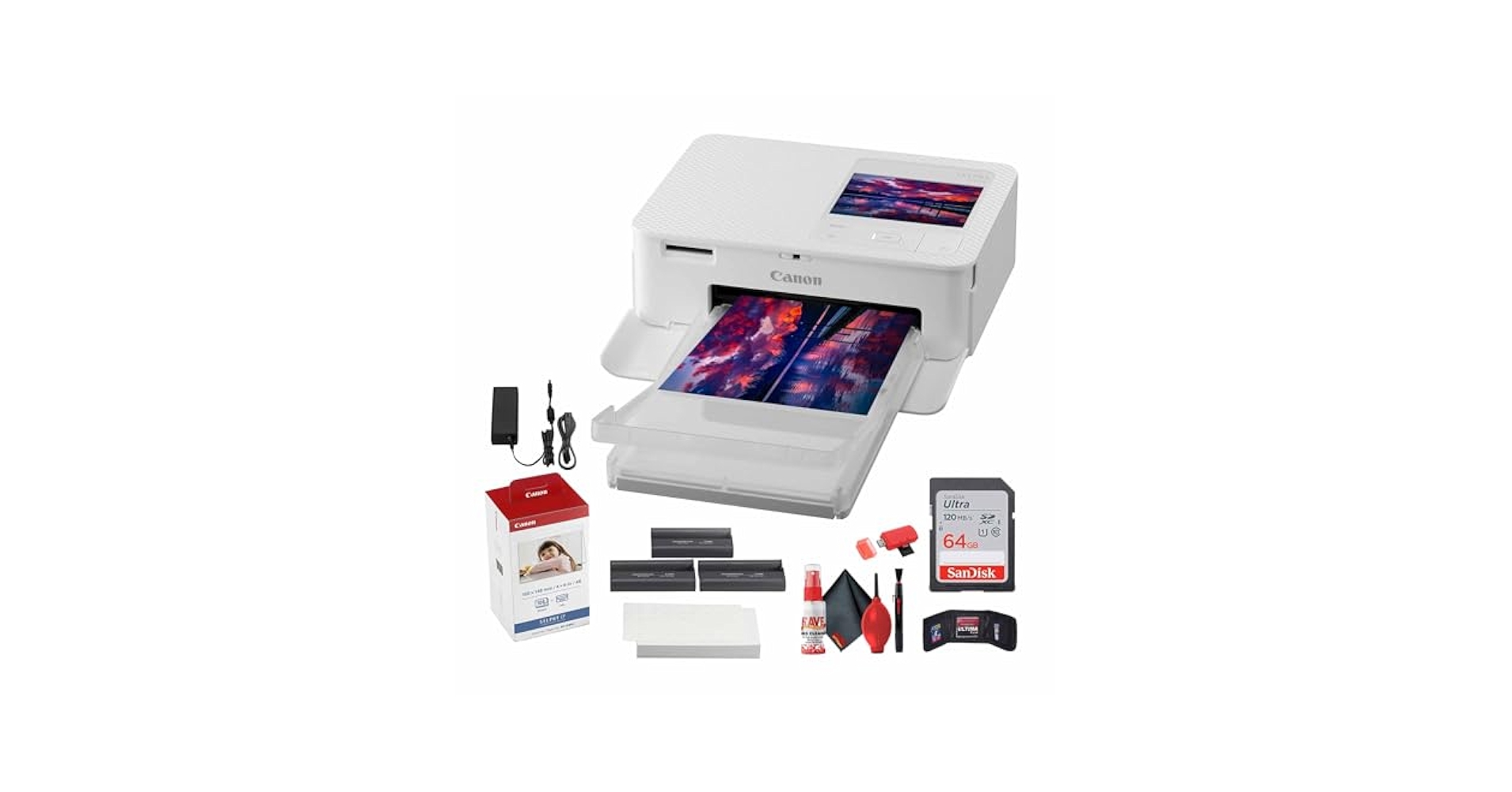 Canon SELPHY CP1500 ホワイト Amazon.com: Canon SELPHY CP1500 Compact Photo Printer White