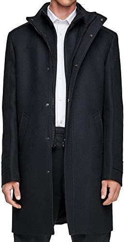 Zara Men Combined textured coat 5863/853/401 (Large): Buy Online