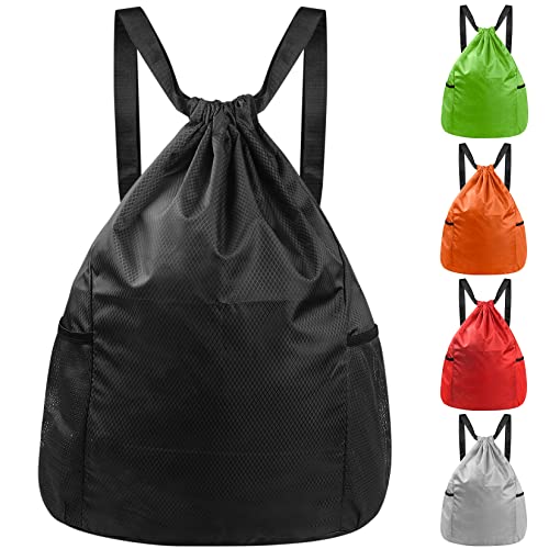 HexinYigjly Wasserdichter Turnbeutel & Rucksack mit Kordelzug, Sport- &...