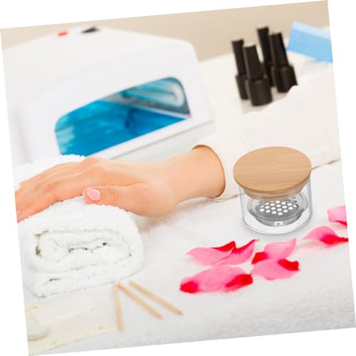 Nail Dappen Cup Taza de Manicura de Vidrio para Limpieza miniatura 3
