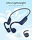 MONODEAL Knochenschall Kopfhörer Bluetooth 5.3 Open Ear Kopfhörer, Typ-C Ladeanschluss, IPX6 wasserdichte Knochenschall Kopfhörer, Bone Conduction Headphones Zum Joggen, Radfahren, Fitness