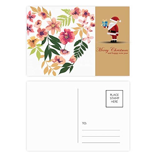 Cartes postales Père Noël aquarelle pour écrire au coin du feu