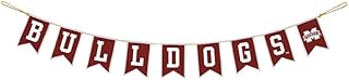 Mississippi State University Tailgate Banner by Hanna’s Handiworks – Lightweight Pre-Strung Fabric Decoration for Indoor or Outdoor – Represent your NCAA College & Show Team Spirit with MSU Fan Décor