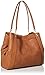 Calvin Klein Reyna Novelty Large Triple Compartment Shoulder Bag, Caramel
