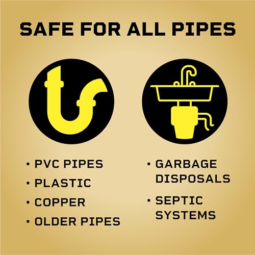 Image of Liquid-Plumr Pro-Strength Full Clog Destroyer, Bathroom & Kitchen Sinks, Shower and Tub Drain, Safe for Pipes, Liquid Drain Cleaner, 32 Fluid Ounces