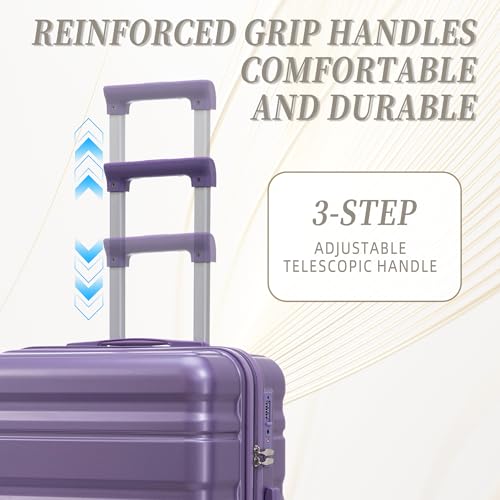 Image of 3-Piece ABS Hardshell Luggage Set Lightweight, Tough & Scratch-Resistant