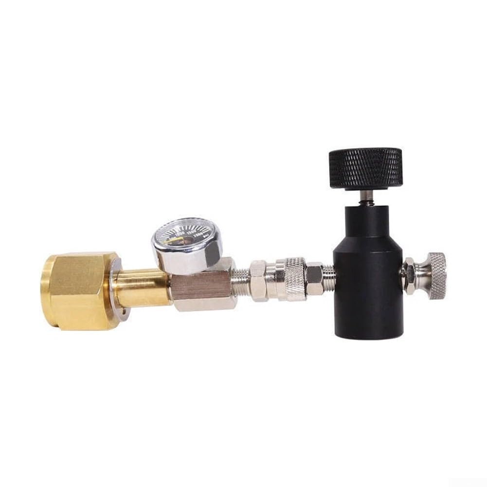 Adattatore di ricarica per bombola di acqua gassata con connettore filettato W21,8-14 per l'utilizzo con stazioni di rifornimento dell'acqua frizzante e cilindri esterni