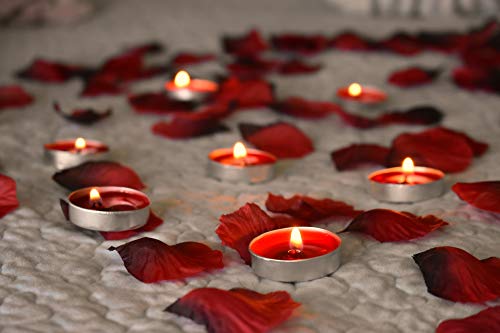 Anniversary Gifts For Her- INCLUDES: Sterling Silver Necklace, Leather Journal, Rose Petals, Romantic Candles & Bamboo Love Card - Thumbnail 5