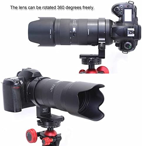 iShoot Tripod Mount Ring, Lens Collar Support Compatible with Tamron 70-210mm f/4 Di VC USD A034, Built-in Arca Fit Quick Release Plate for Arca-Swiss Tripod Head Clamp