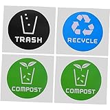 Recycling-aufkleber – können auf ihr auto, notebook, computer oder fast jede glatte, saubere oberfläche geklebt werden.