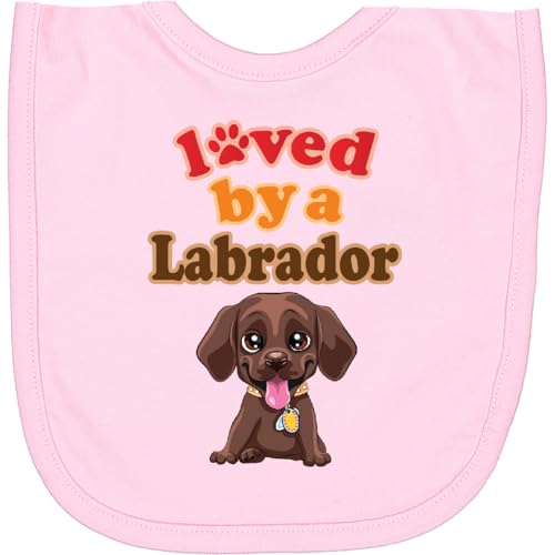inktastic Labrador Chocolate Lab Newborn Bib