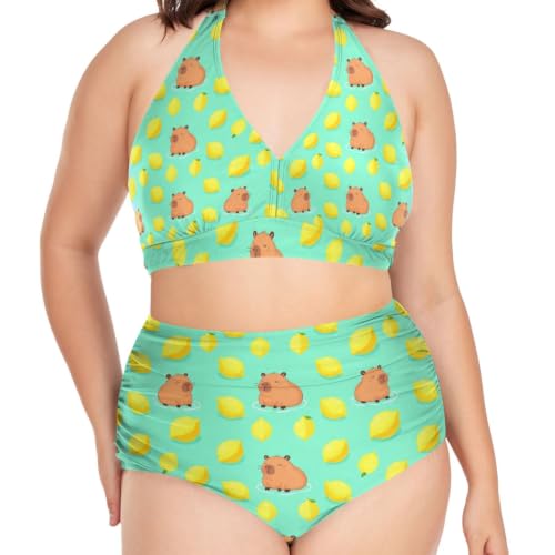 Maillots de bain matériau lisse et soyeux grande taille femme L-4XL FRODOTGV
