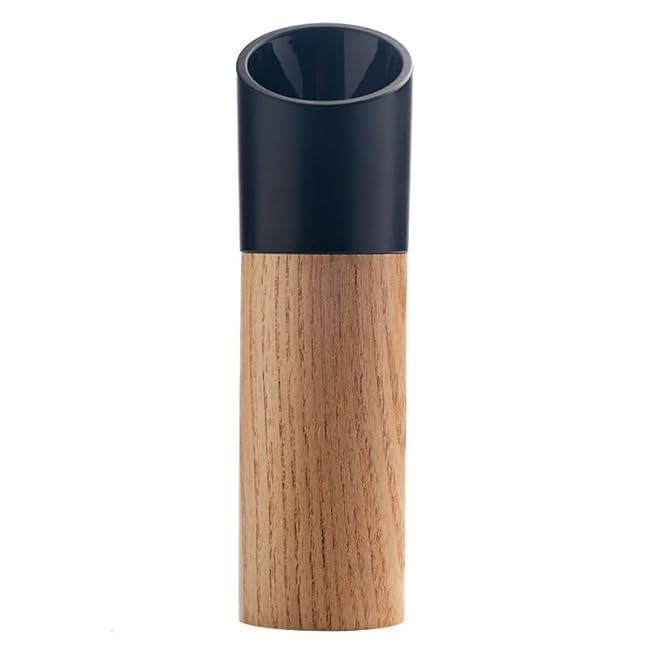 Pepper Grinder,Manual Grinder,Pepper Grinder Wooden Salt Pepper Grinder Spice Grinder Handheld Seasoning Grinder Bottle Cooking Home Decor Kitchen Grill Tool Pepper Mill(Black)