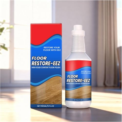 Floor Restore Eez, 150ml De Polissage Pour Restauration De Parquet, Agent De Brillance Pour Parquet, Spray Anti-rayures Pour Parquets, Pour Stratifié, Vinyle,...