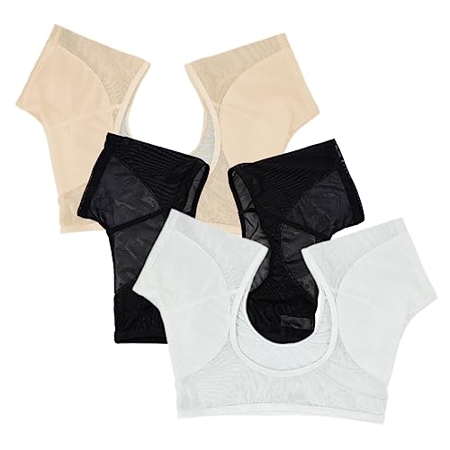 COLLBATH Underarm Sweat Vest Breathable Underarm Sweat Pad Vest Short Shirt Ladies Washable Armpit