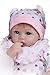 Produktbild iCradle Reborn Dolls 17Zoll 43cm Weiches Silikon Lebensechte Puppen Babys Handgemachtes Realistische Puppe Reborn Baby Mädchen Silikon Vinyl
